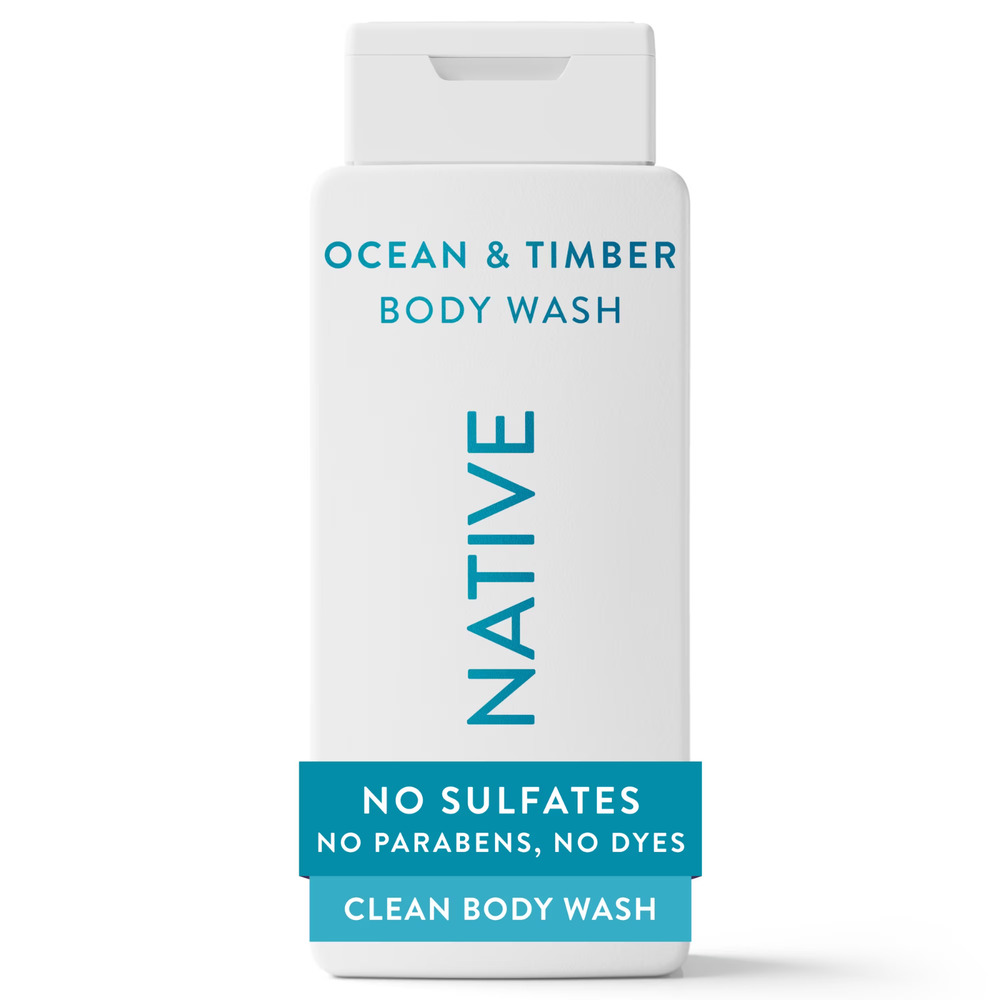 Native Ocean & Timber Body Wash 18 FL OZ -- New